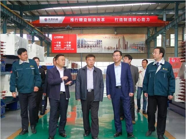 區(qū)委常委、區(qū)紀(jì)委書記、區(qū)監(jiān)委主任王慶峰調(diào)研天意機(jī)械