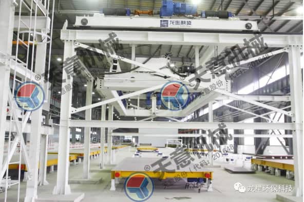 熱烈祝賀天意機(jī)械與龍星科技PC構(gòu)件生產(chǎn)線順利交接！